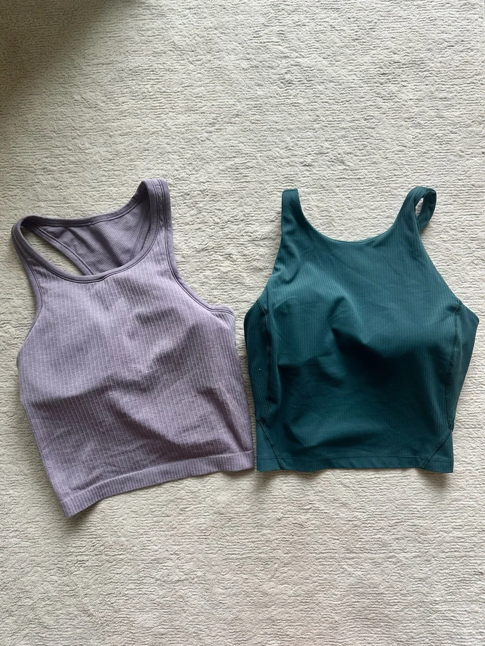 Lululemon Tank Bundle Size 6 Ebb to Street Crop & Align High Neck - Picture 1 of 6